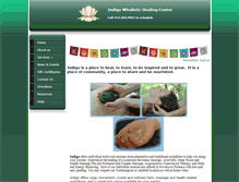 Tablet Screenshot of indigomassage.com